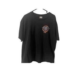 Vintage Daytona Beach 2003 Biketoberfest Black T Shirt Size XL Motorcycle RARE